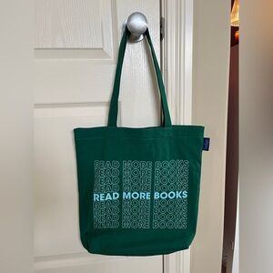 Baggu Indigo Canadian Collab - Green book tote